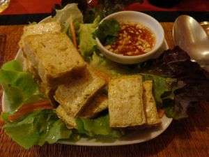 Fried tofu at Baan Siam in Toulouse