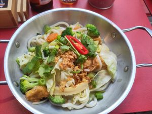 Udon at The Noodle Bar in Bruxelles