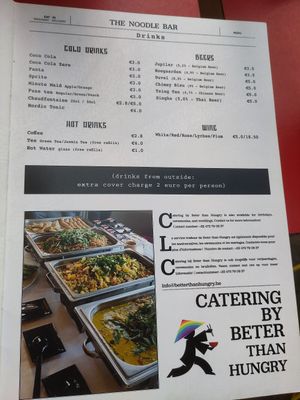 Menu page 11 at The Noodle Bar in Bruxelles