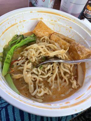 Didn’t even eat any yet, this is what it’s like out the bag   at Toya Ramen & Bar in Portland