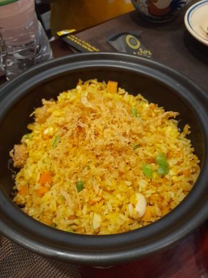 Vegan rice at NGÕ CHAY VEGETARIAN in Ho Chi Minh City