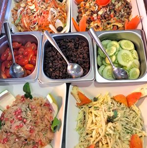 menú Miércoles y Sabados  at Santosa Vegan Restaurant in Phuket