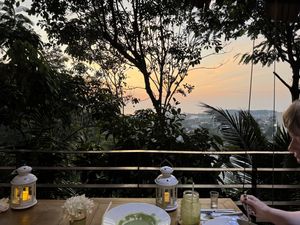 Great food with a view #Veganuary at Santosa Vegan Restaurant in Phuket
