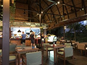 Interior of Santosa at Santosa Vegan Restaurant in Phuket