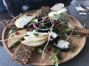 “Cheese platter” at Santosa Vegan Restaurant in Phuket