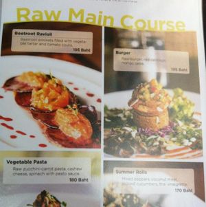 Raw Meals at Santosa Vegan Restaurant in Phuket