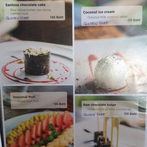 desserts  at Santosa Vegan Restaurant in Phuket