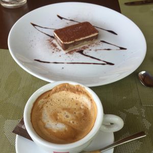 thiramisu at Santosa Vegan Restaurant in Phuket