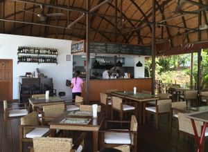 dining at Santosa Vegan Restaurant in Phuket