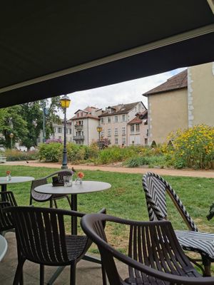 Nice view from the terrace at Lundi au soleil  in Annecy