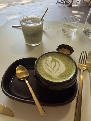 Matcha chaud, matcha froid  at Lundi au Soleil  in Annecy