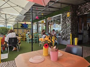 Outdoor seating. at Restaurante A Cozinha in Praia De Mira