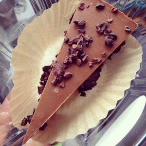 chocolate torte (raw) at Lamplighter - Morris St in Richmond