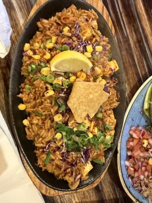 Vegan paella  at Hecho En Mexico in Altona