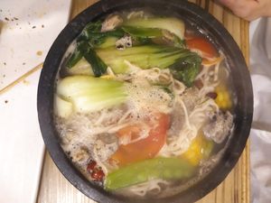 Vegetable hotpot at Nature Cafe - Boon Lay Way in West Singapore