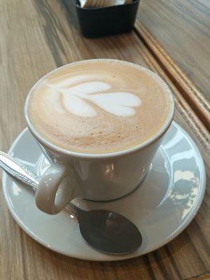 Hazelnut Latte at Nature Cafe - Boon Lay Way in West Singapore