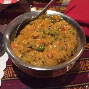 veg coconut korma - unbelievably delicious - server said it was vegan at The Kathmandu - 700 E in Salt Lake City