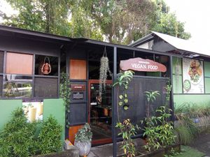 Entrance at Warung Goa Vegetarian in Ubud