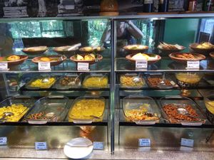 Buffet at Warung Goa Vegetarian in Ubud