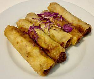 Spring rolls at Mohan Bhog Restaurant in Dubai