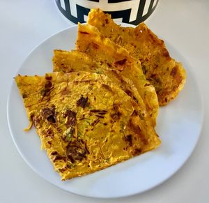 Carrot Chilla at Mohan Bhog Restaurant in Dubai