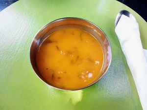soup at Hare Krishna in Lisbon
