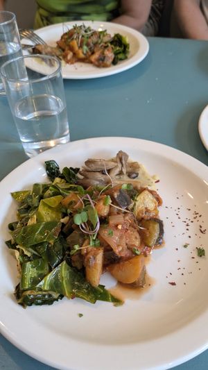 Greek night mezze 2 at Planted Community Cafe, Refillery and Hub in Cheltenham