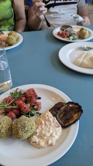 Greek night mezze 1 at Planted Community Cafe, Refillery and Hub in Cheltenham