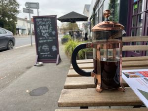 I had the Tanzanian coffeee  at Planted Community Cafe, Refillery and Hub in Cheltenham