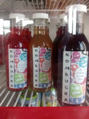 In the Raw kombucha. I don't drink this stuff but nice to see a vegan companies products.  at Piez Bistro in Dartmouth