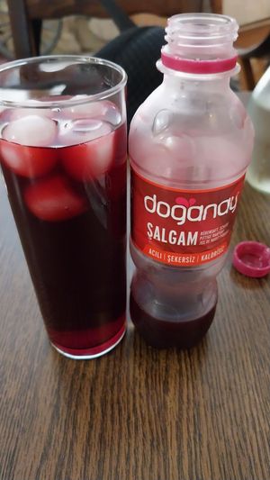 salted carrot juice at Chez Funda - Le Village  in Paris