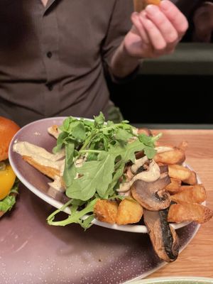 Truffle fries  at Hans Im Gluck - Rembrandtplein in Amsterdam