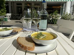 Linsensuppe (vegan)😻🥣 at Zurueck zum Glueck in Hannover