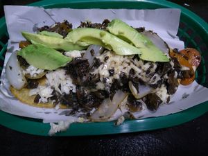 MUSHROOM QUESADILLA at La Oveja Verde in Monterrey