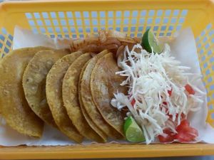 Steamed tacos at La Oveja Verde in Monterrey