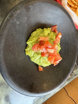 Guacamole was good but small  at Tony's Tacos in Heber City