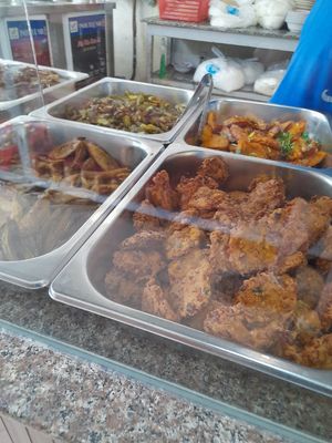 Com chay selection at Cơm Chay Hoàng Kim in Ho Chi Minh City