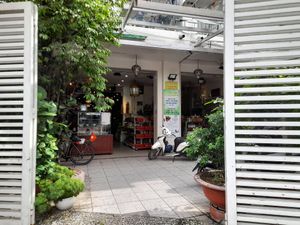 Entrance at Cơm Chay Hoàng Kim in Ho Chi Minh City