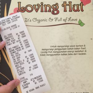 cheap for 5 pax  at Loving Hut in Denpasar