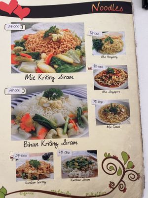 More noodles  at Loving Hut in Denpasar