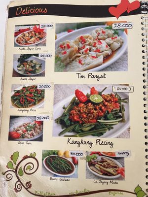 Great sides/greens  at Loving Hut in Denpasar