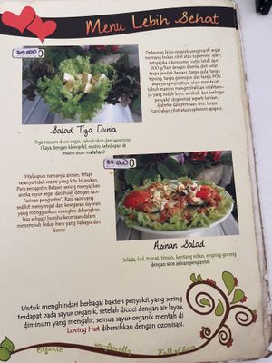 More salads.  at Loving Hut in Denpasar