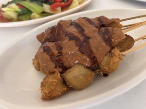 Fancy Nut Satay  at Loving Hut in Denpasar