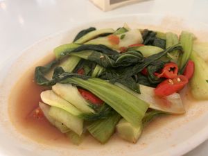 Ca Sawi Sendok  at Loving Hut in Denpasar