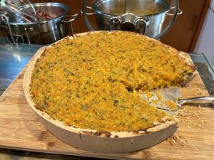 Carrot quiche  at Spazziano in Rio De Janeiro