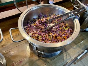 Warm vegetables  at Spazziano in Rio De Janeiro