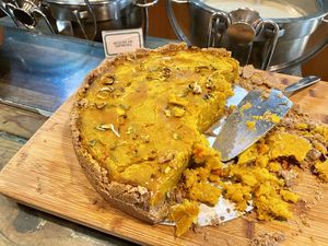 Butternut squash quiche at Spazziano in Rio De Janeiro