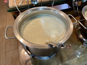 Cauliflower soup at Spazziano in Rio De Janeiro