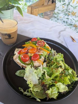 The "Mediterainian wake-up" at 77 Cafe in Kefalonia