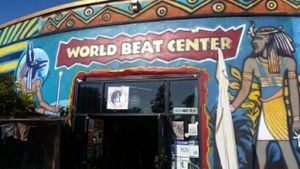 entrance at WorldBeat Cafe in San Diego
